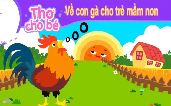 Chùm thơ hay về con gà gáy vang mỗi sớm mai
