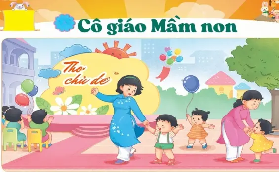 Những vần thơ ngọt ngào dành tặng cô giáo mầm non