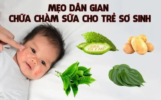 Chia sẻ mẹo dân gian chữa chàm sữa từ kinh nghiệm dân gian