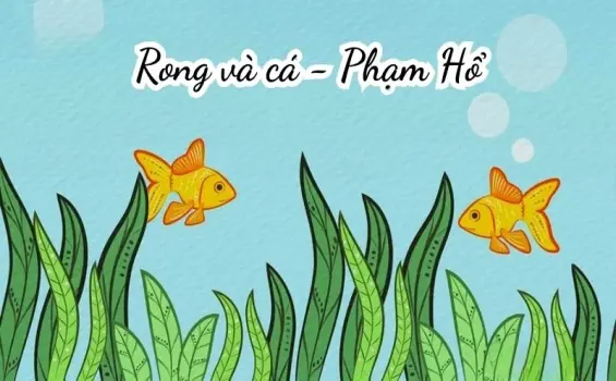 Bài thơ Rong và cá (Phạm Hổ) - Chủ đề thơ trường mầm non