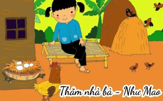 Bài thơ Thăm nhà bà (Như Mao) - Chủ đề trường mầm non