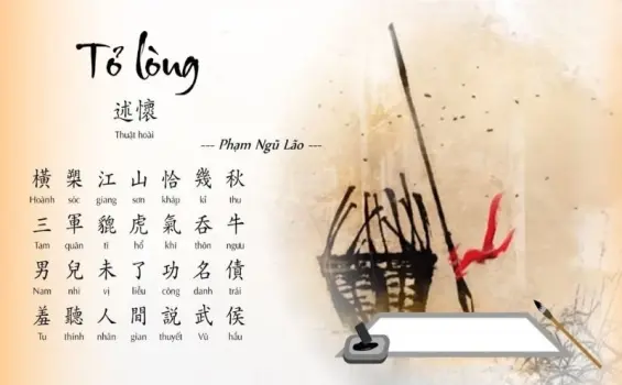 Bài thơ Tỏ lòng (Phạm Ngũ Lão) - Phân tích tác giả tác phẩm