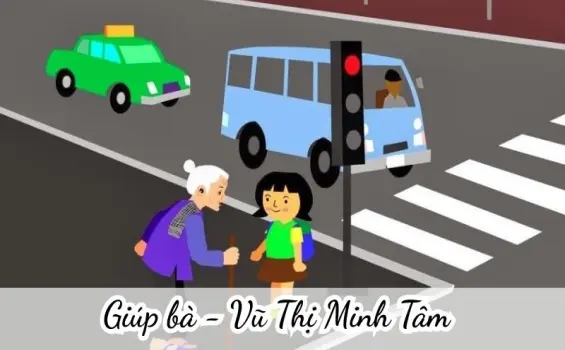 Giúp bà (Vũ Thị Minh Tâm) - Chủ đề thơ trường mầm non