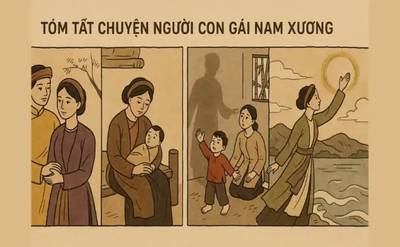 Tóm tắt chuyện người con gái Nam Xương ngắn gọn dễ hiểu