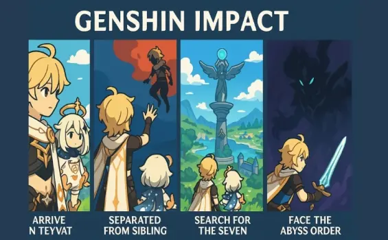 Tóm tắt cốt truyện Genshin Impact qua từng bản cập nhật