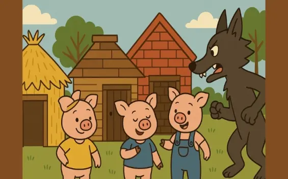 Tóm tắt truyện Ba Chú Heo Con đầy đủ ý chính ngắn gọn