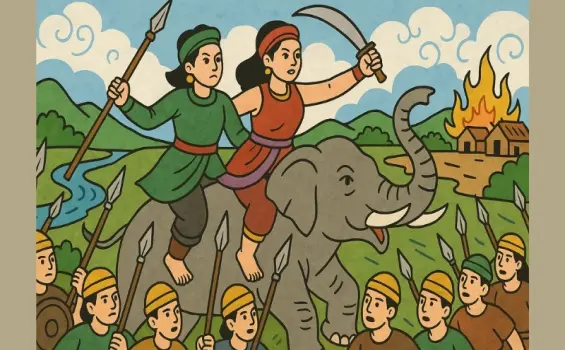Tóm tắt truyện Hai Bà Trưng lớp 3 ngắn gọn dễ hiểu cho học sinh