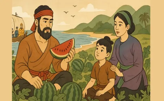 Tóm tắt truyện Mai An Tiêm ngắn gọn dễ hiểu dễ nhớ