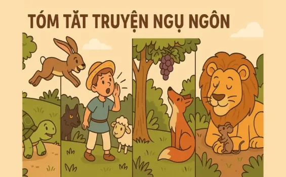 Tóm tắt truyện ngụ ngôn hay và ý nghĩa nhất cho học sinh