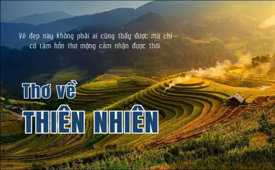 Thơ hay về thiên nhiên - Nét đẹp nhẹ nhàng, sâu lắng