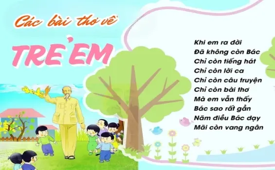 Thơ về trẻ em chan chứa cảm xúc và tình yêu thương