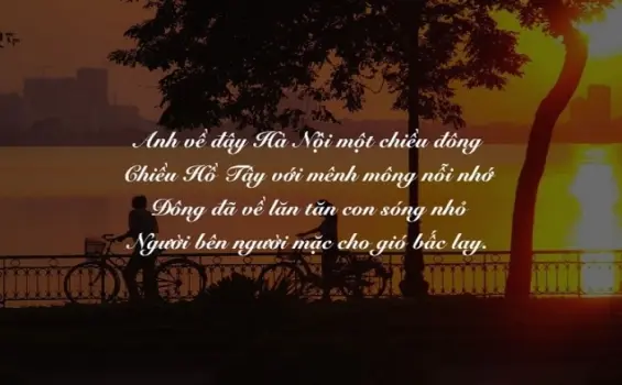 Hồ Tây trong thơ - Nét trữ tình dịu dàng của Hà Nội
