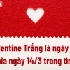 Ngày 14/3 là ngày gì? Khám phá nguồn gốc và ý nghĩa Valentine Trắng