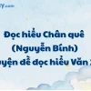 Phân tích bài thơ Chân quê của Nguyễn Bính: Nét đẹp hồn quê Việt