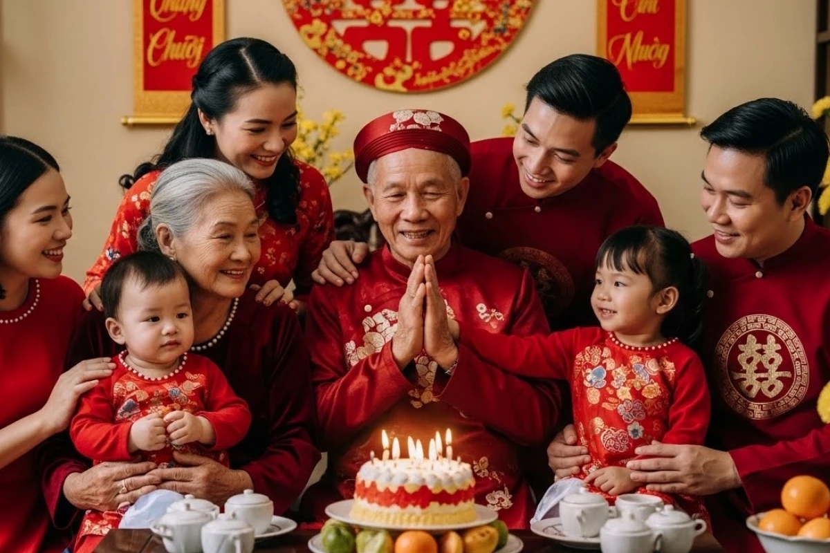 Thơ mừng thọ 70 tuổi: Lời chúc ý nghĩa và sâu lắng