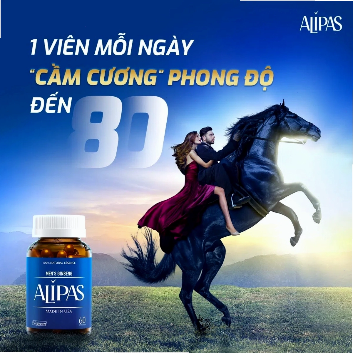 Alipas - Giải pháp duy trì phong độ đỉnh cao cho phái mạnh