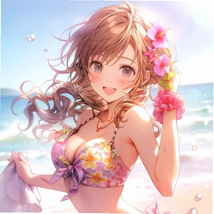 Ảnh anime bikini 01 với phong cách nghệ thuật