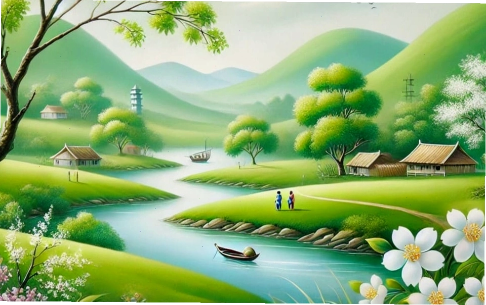 Bài thơ Mùa xuân xanh