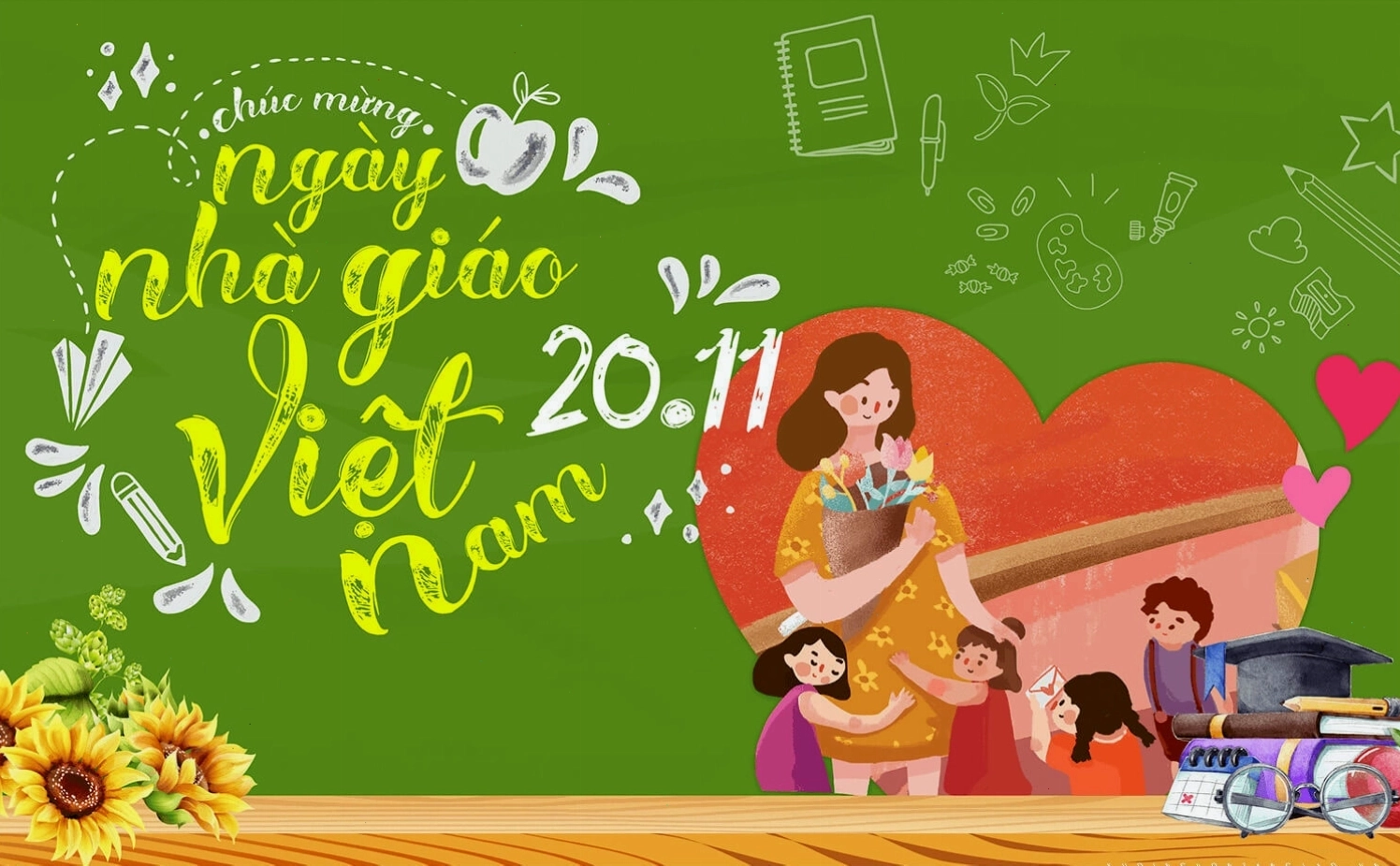 Bài thơ tả về cô giáo ngày 20 tháng 11 hay nhất