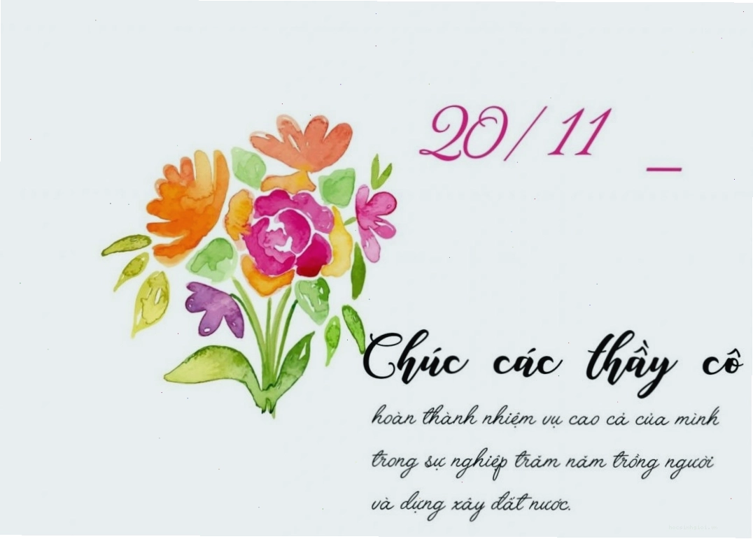 Bài thơ về ngày 20/11 thể hiện sự kính trọng