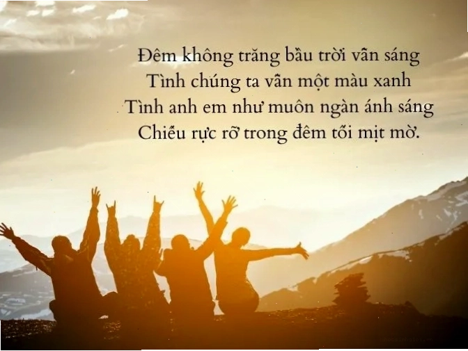 Bài thơ về tình anh em xã hội đề cao sự gắn bó