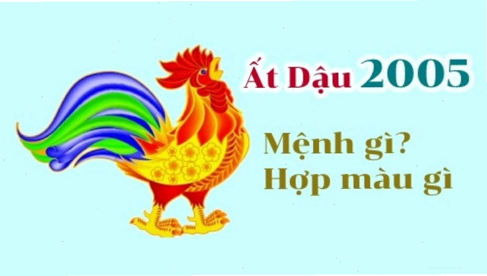 Bảng màu hợp tuổi Ất Dậu 2005