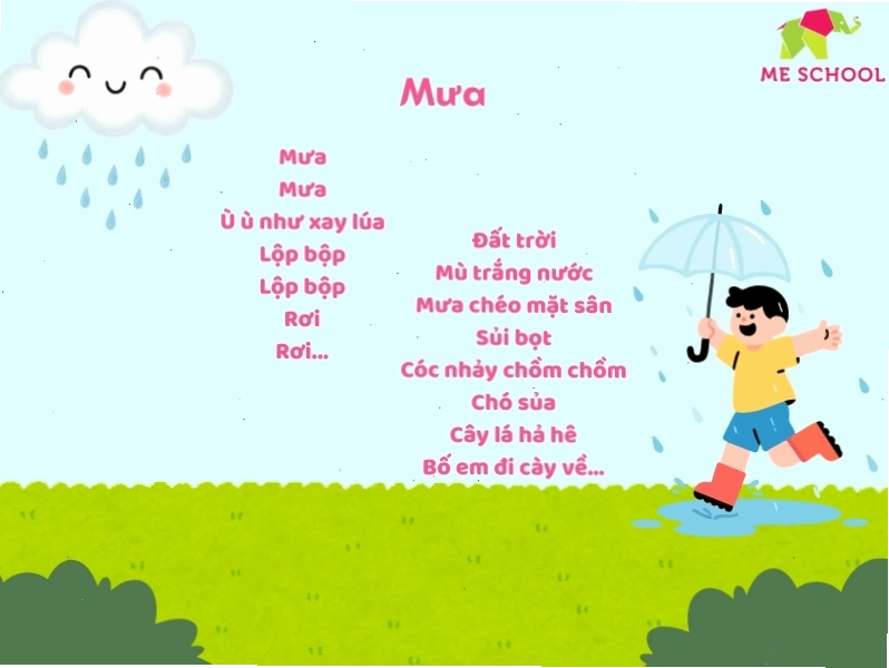 Bé 3 tuổi học cách diễn đạt cảm xúc qua thơ