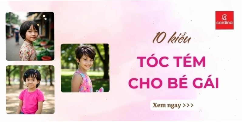 Bé gái với mái tóc tém tomboy cá tính và năng động