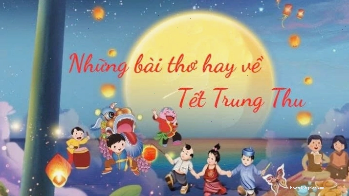 Bé nhìn lên vầng trăng tròn ước ao cha mẹ về trong đêm Trung Thu