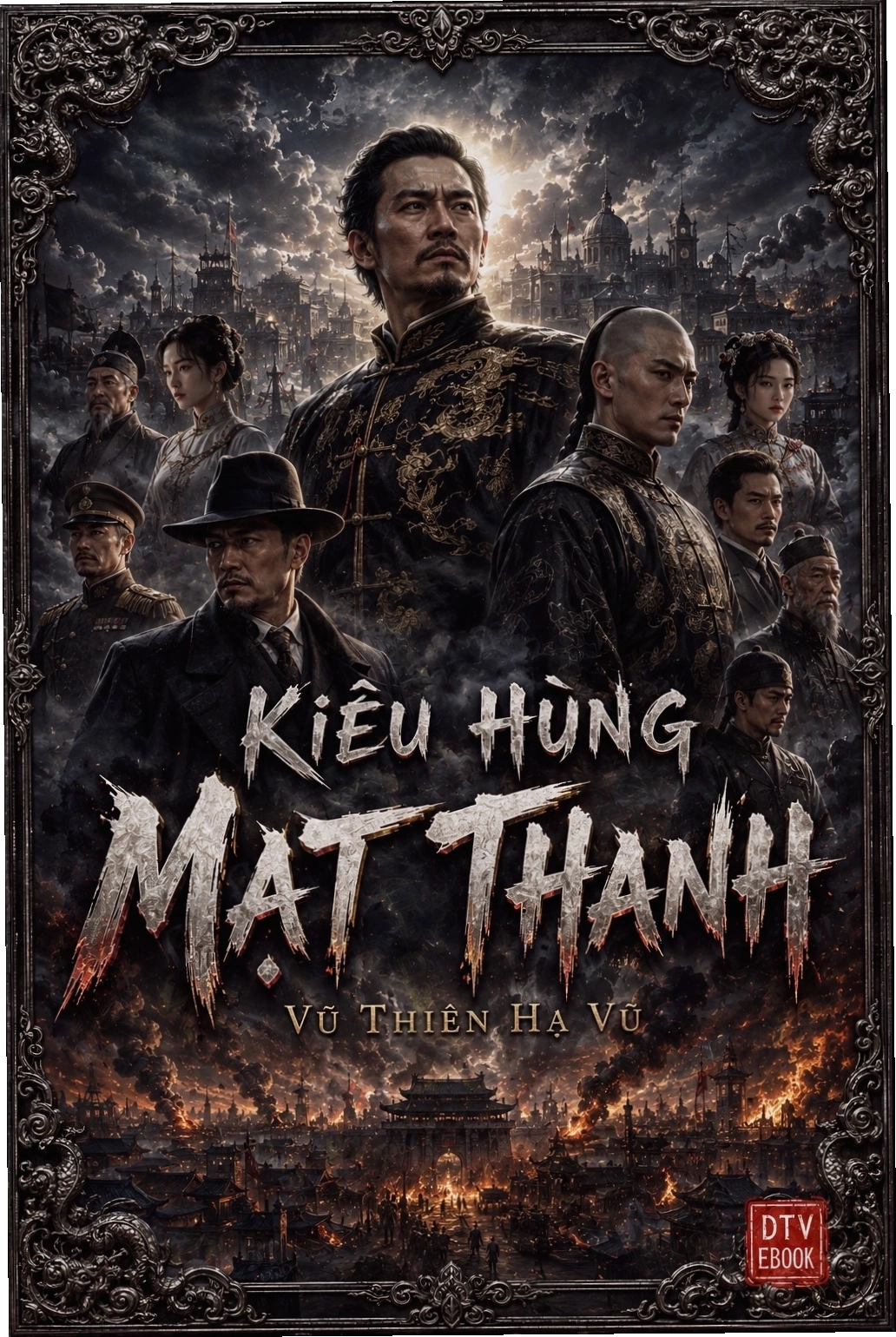 Bìa sách Kiêu Hùng Mạt Thanh