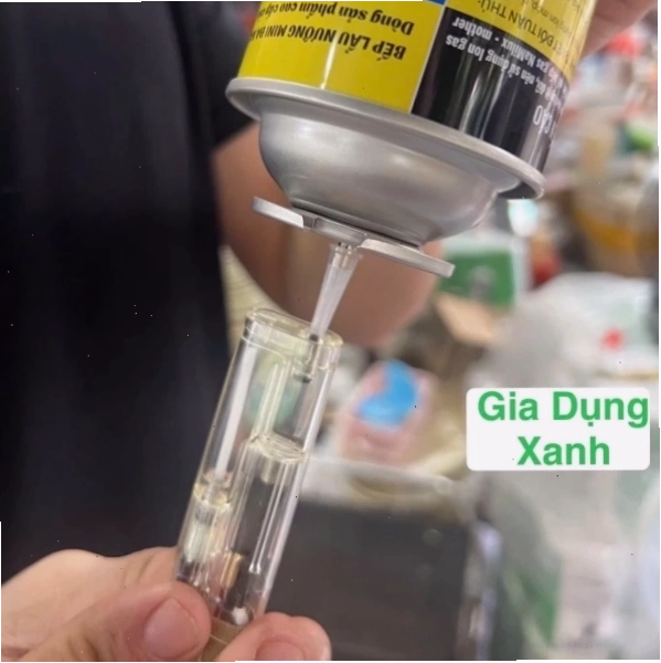 Bộ đầu bơm gas và linh kiện hột quẹt chuyên dụng cho bình mini