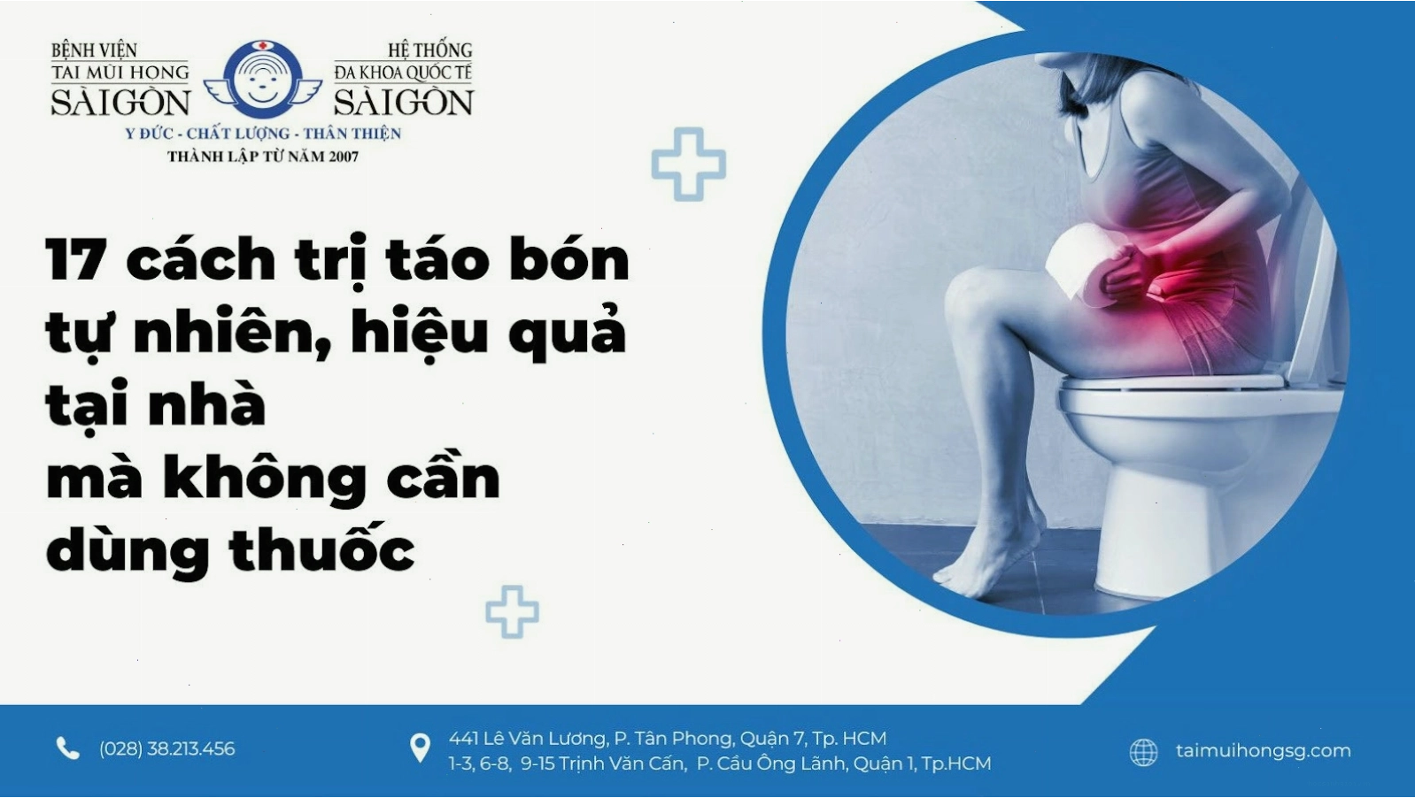 Các cách trị táo bón đơn giản tại nhà