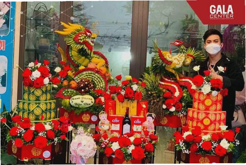 Các lễ vật thường được chuẩn bị cho lễ dạm ngõ