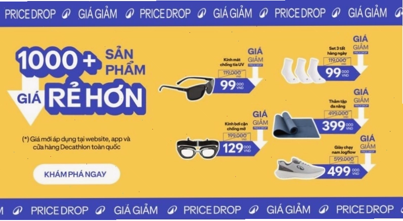 Các sản phẩm thời trang thể thao giá tốt