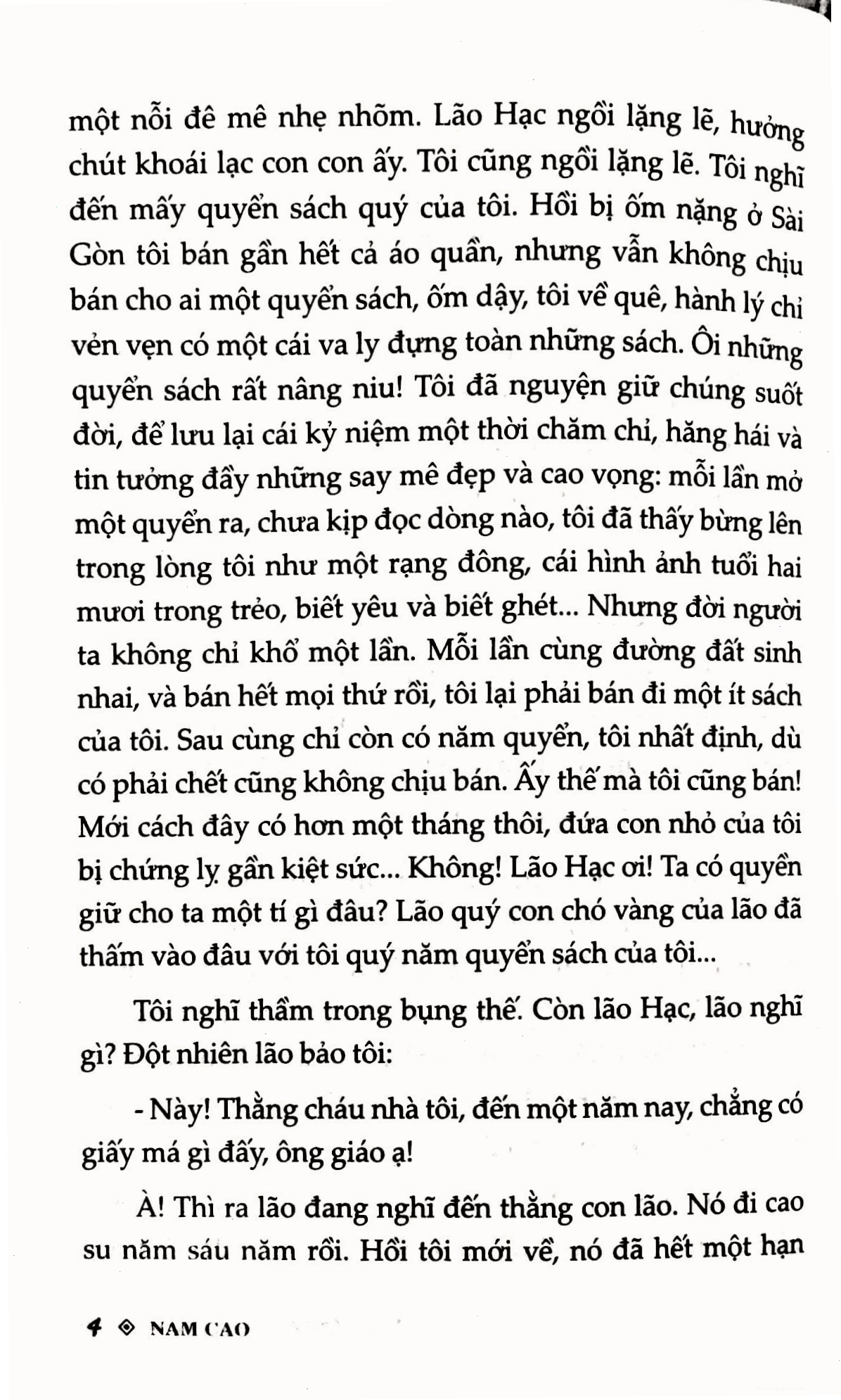 Cảnh Lão Hạc bán con chó Vàng