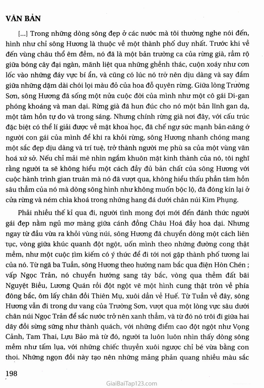 Cảnh quan thơ mộng hai bên bờ sông Hương nhìn từ xa