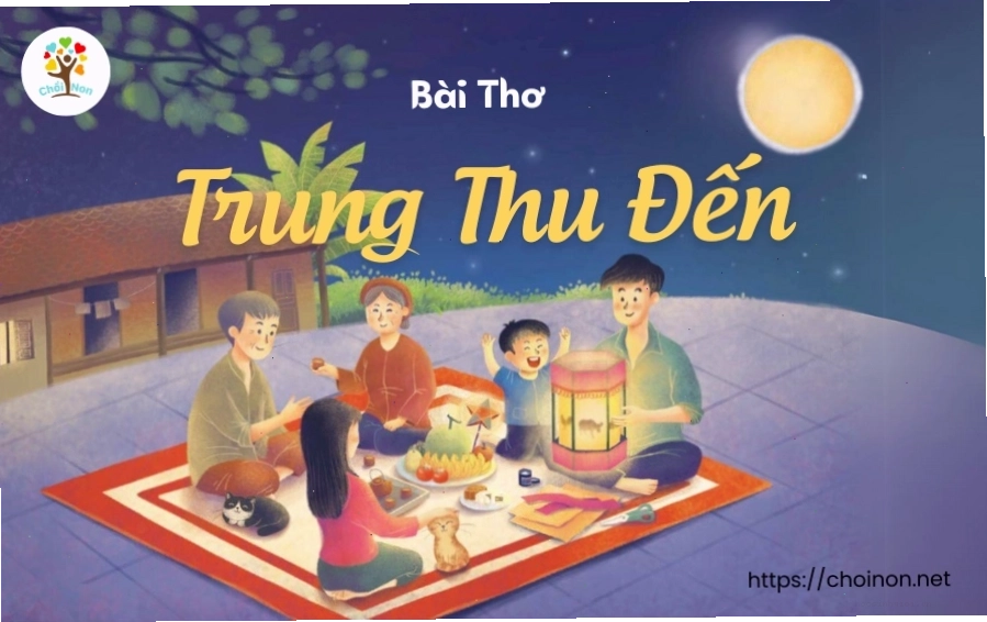 Cha mẹ đọc thơ Trung Thu cho bé nghe, tạo không khí gia đình ấm áp