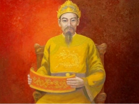 Chân dung Hưng Đạo Vương Trần Nhân Tông, tác giả bài thơ Thiên Trường vãn vọng