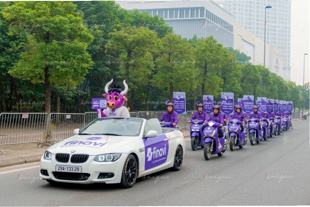 Chiến dịch roadshow sáng tạo của Finavi gây ấn tượng mạnh trên đường phố