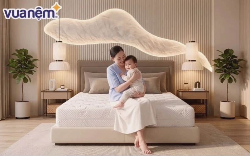 Chọn nệm tốt cho giấc ngủ của bé