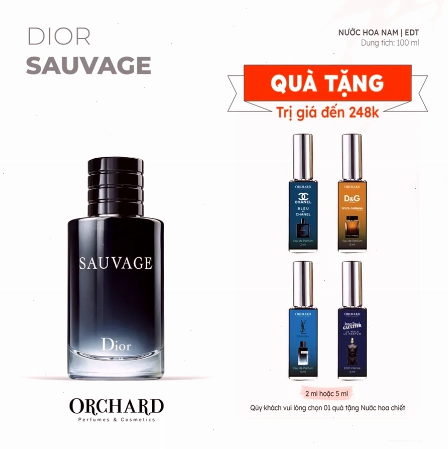 Dior Sauvage EDT - một ví dụ về nước hoa EDT phổ biến