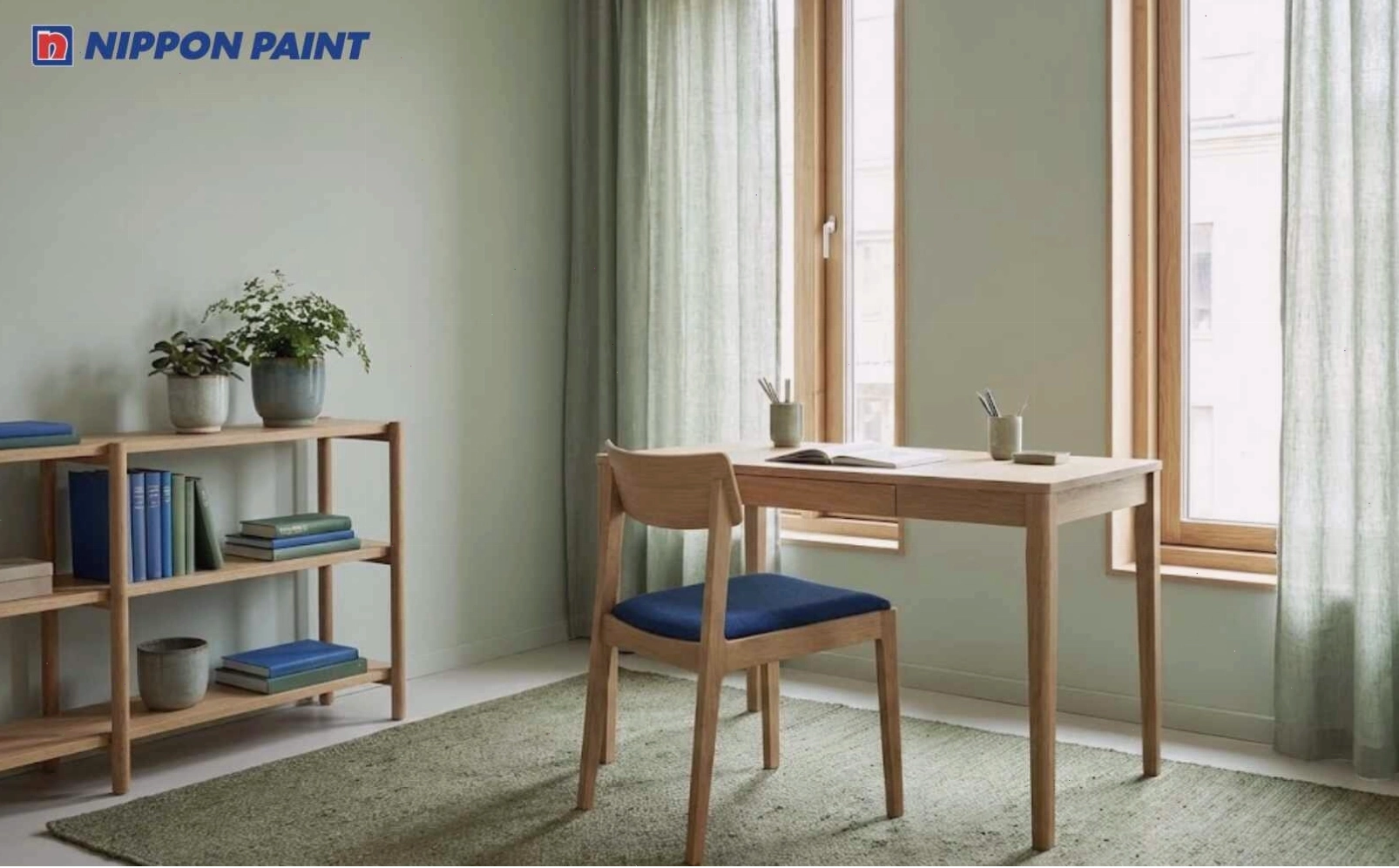 Gam xanh lục nhạt và xanh dương giúp duy trì năng lượng ổn định