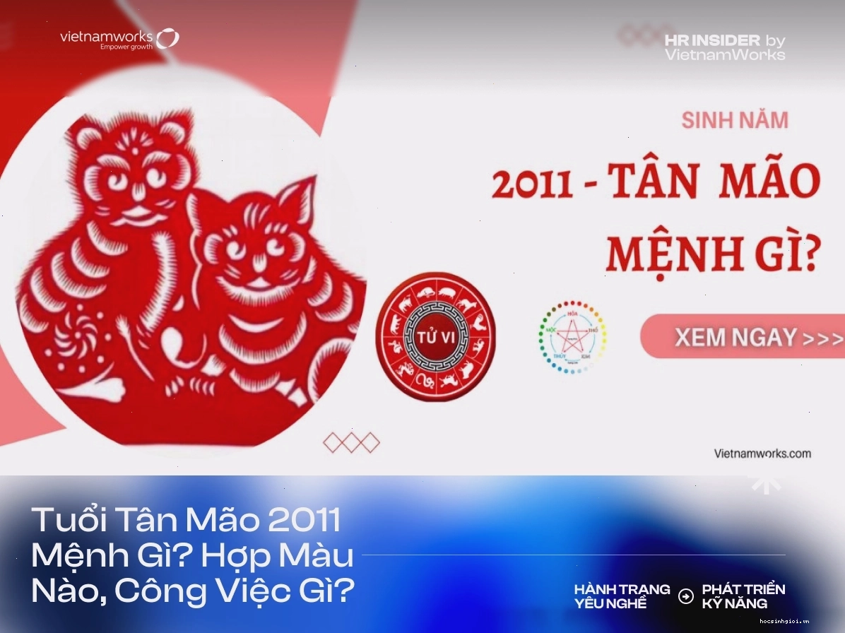 Giải đáp chi tiết tuổi Tân Mão sinh năm 2011 mệnh gì và các yếu tố phong thủy đi kèm