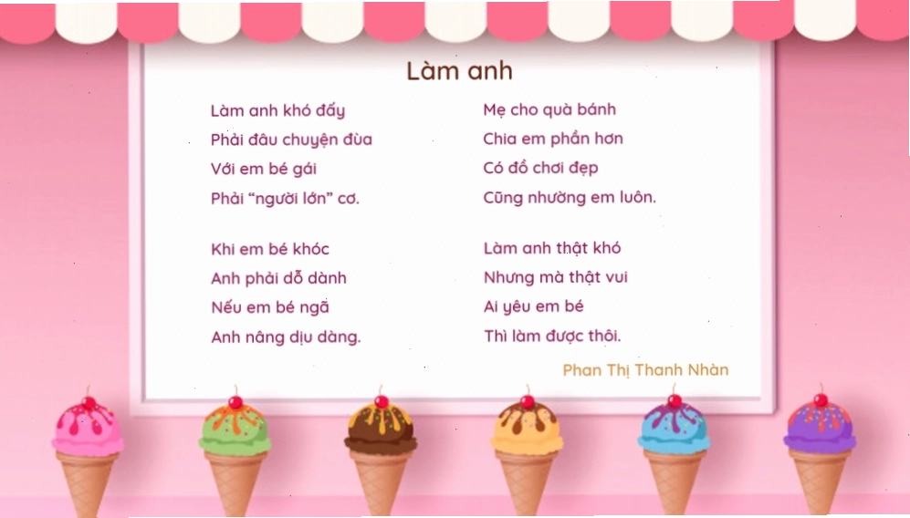 Hình ảnh minh họa câu hỏi về ý nghĩa từ người lớn trong bài thơ