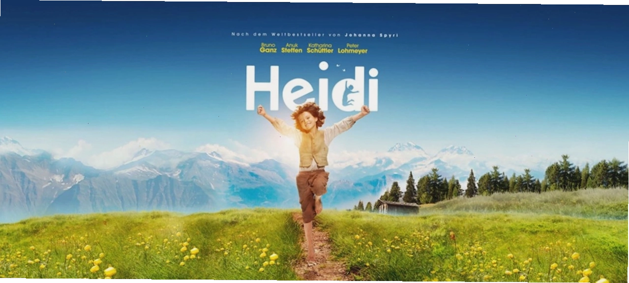 Hình ảnh minh họa cô bé Heidi trong phim hoạt hình