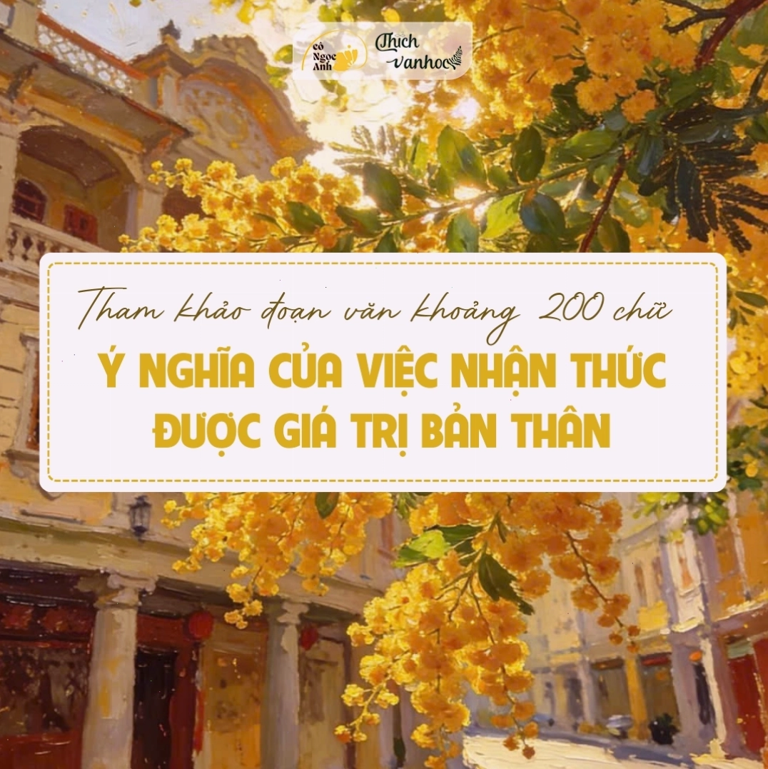 Hình ảnh minh họa giá trị bản thân
