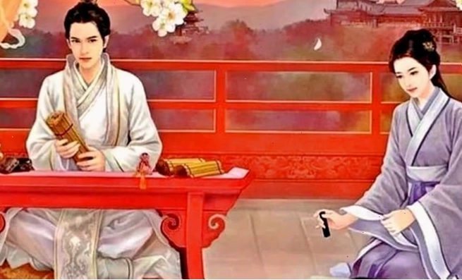 Hình ảnh minh họa người đàn ông mệnh Thủy với vẻ ngoài điềm đạm, trí tuệ