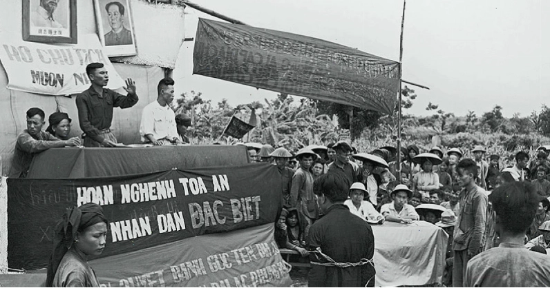 Hình ảnh minh họa phong trào cải cách ruộng đất năm 1954