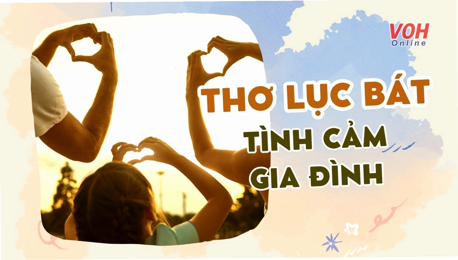 Hình ảnh minh họa về tình cảm gia đình trong thơ lục bát