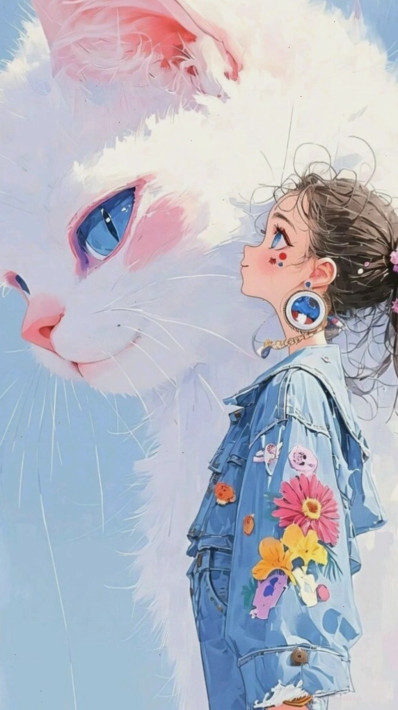 Hình nền cô gái với phong cách đơn giản nhưng đầy thu hút